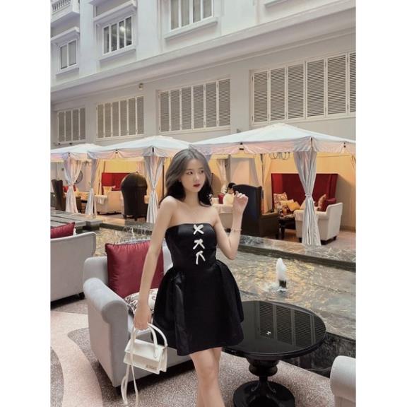 Váy cúp ngực đầm dáng xòe tiểu thư chất Tafta cao cấp kiểu công chúa bồng bềnh Angelic Dress | BigBuy360 - bigbuy360.vn