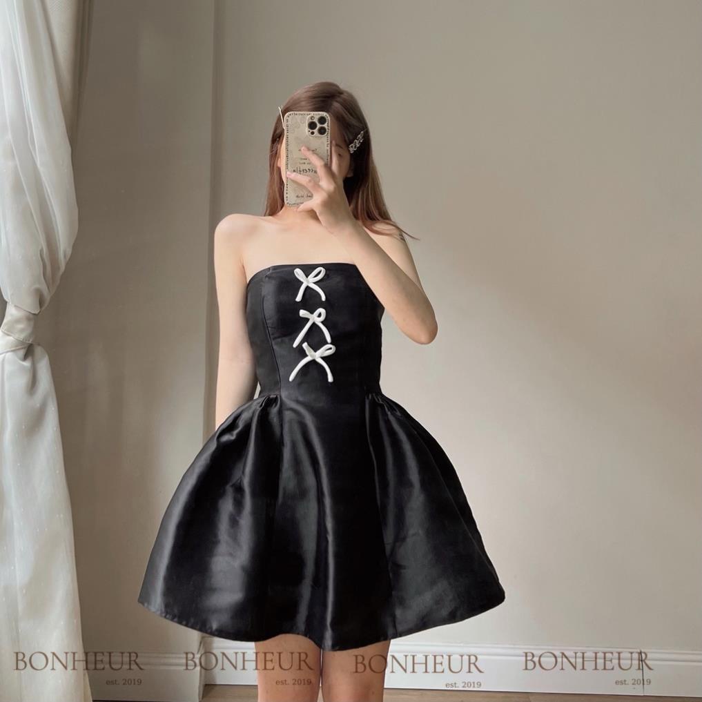 Váy cúp ngực đầm dáng xòe tiểu thư chất Tafta cao cấp kiểu công chúa bồng bềnh Angelic Dress | BigBuy360 - bigbuy360.vn