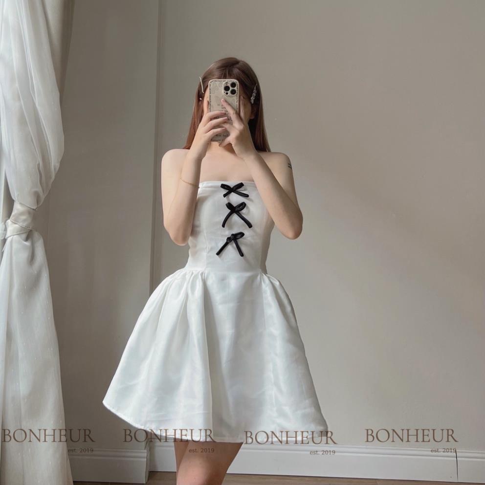Váy cúp ngực đầm dáng xòe tiểu thư chất Tafta cao cấp kiểu công chúa bồng bềnh Angelic Dress | BigBuy360 - bigbuy360.vn