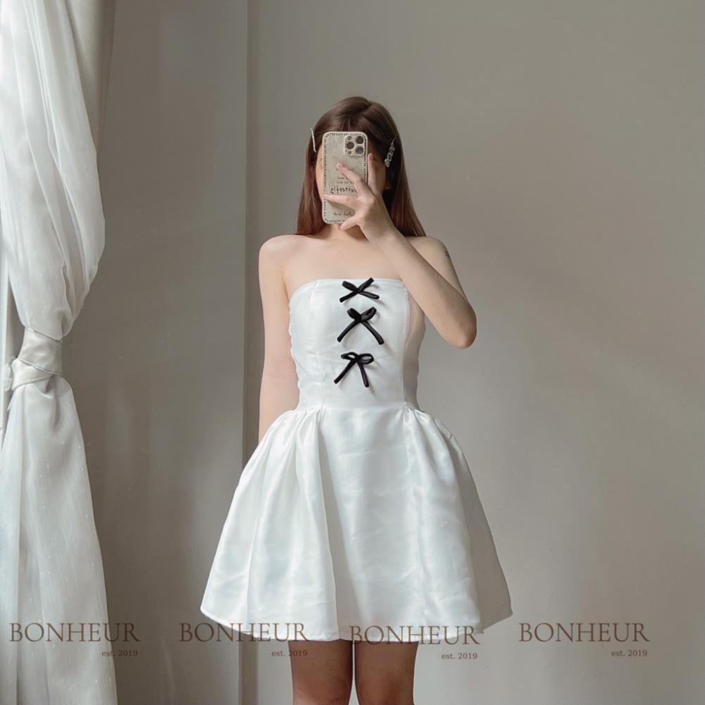 Váy cúp ngực đầm dáng xòe tiểu thư chất Tafta cao cấp kiểu công chúa bồng bềnh Angelic Dress | BigBuy360 - bigbuy360.vn