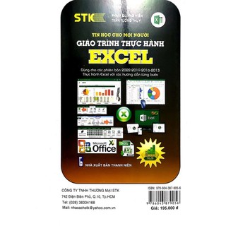 Sách Tự Học Nhanh Microsoft Office Word- Excel ( Dùng Cho Các Phiên Bản 2022 - 2019 - 2016 - 2013 )0