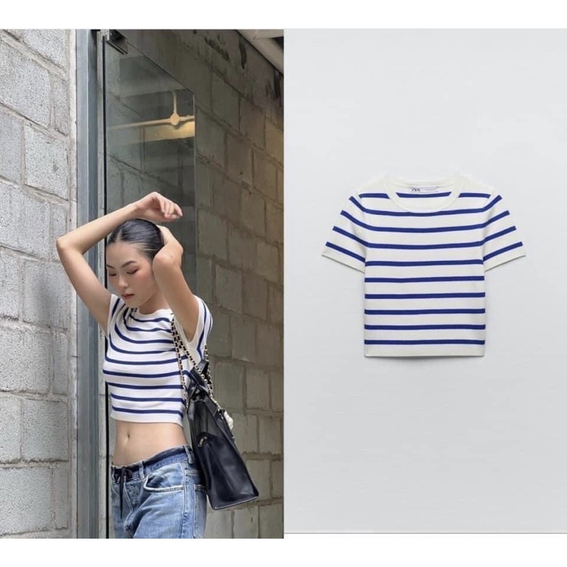 Áo croptop Zara Authentic