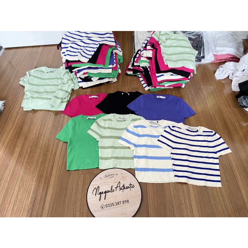 Áo croptop Zara Authentic