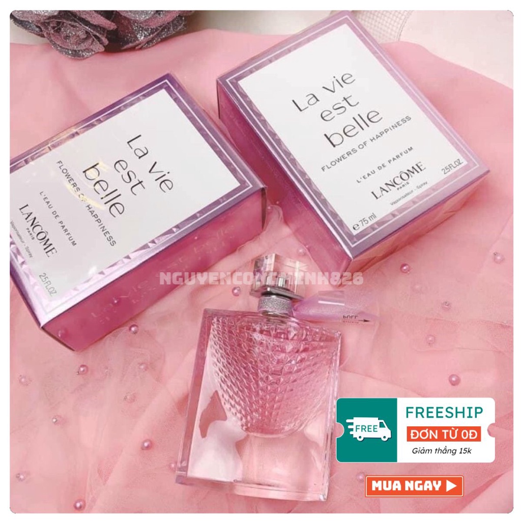 Nước hoa Lancôm La vie est belle tím mini 4ml (New)