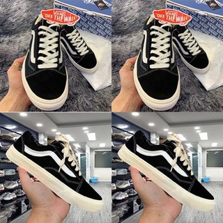 Giày vans vault old skool bản cao cấp, giày vans đen vạch trắng basic,đủ size nam nữ full box bill