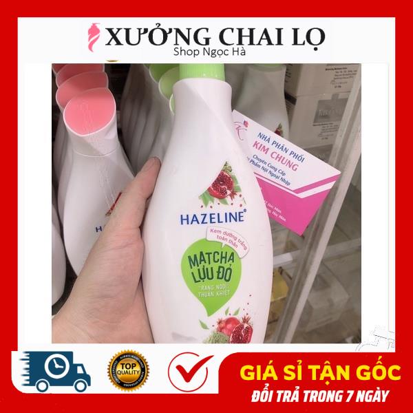 Sữa Dưỡng Thể Hazeline Matcha lựu đỏ, Yến mạch dâu tằm , nguyên liệu, công thức làm kem trộn trắng da body