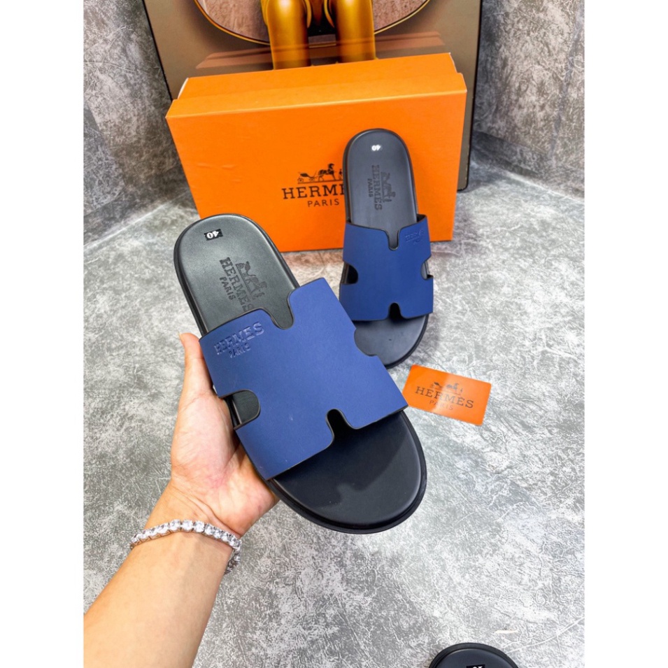 Dép Hm Nam Hàng Cao Cấp Dép Quai Ngang Hm Da Sịn Đế Cao Su Chống Trơn Trợt Hàng HOT trend 2022