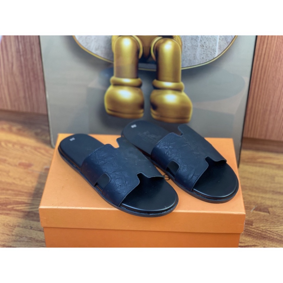 Dép Hm Nam Hàng Cao Cấp Dép Quai Ngang Hm Da Sịn Đế Cao Su Chống Trơn Trợt Hàng HOT trend 2022