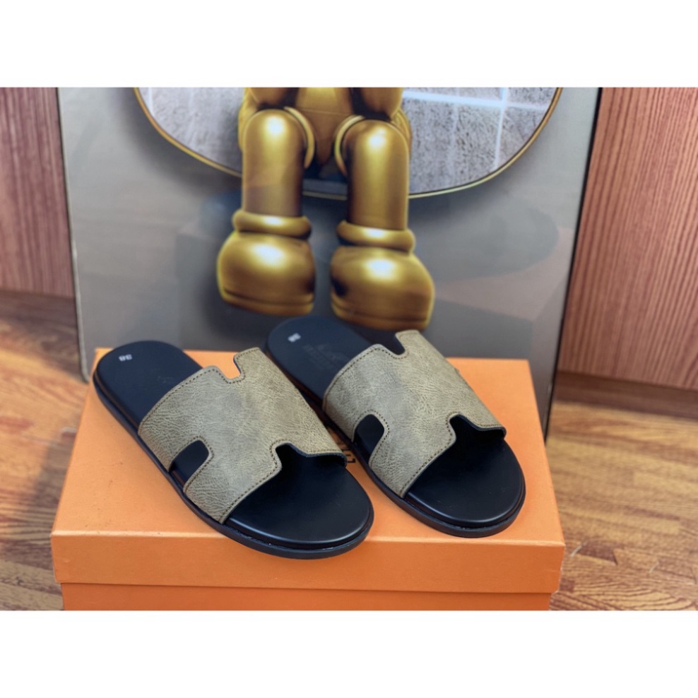 Dép Hm Nam Hàng Cao Cấp Dép Quai Ngang Hm Da Sịn Đế Cao Su Chống Trơn Trợt Hàng HOT trend 2022