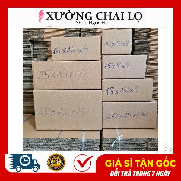 [20x15x10] Thùng Hộp Carton Đóng Gói Hàng ,Xưởng Chai Lọ