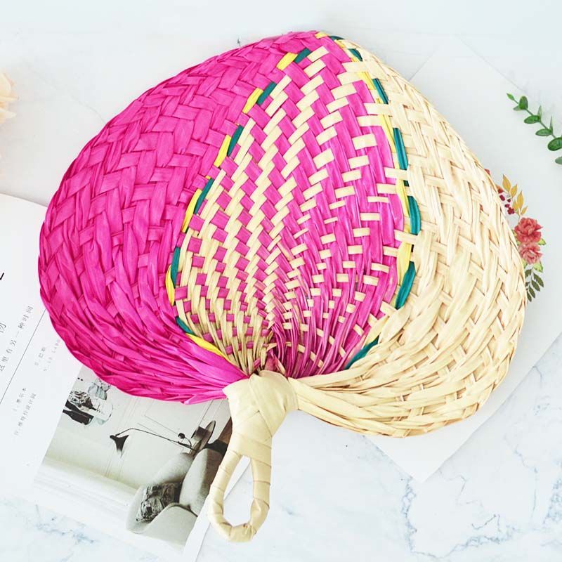 Xiaoxiangfeng Pufan Quạt Dệt Thủ Công Hai Mặt Thời Trang Cổ Điển Bền Bỉ Thích Hợp Với Mùa Hè