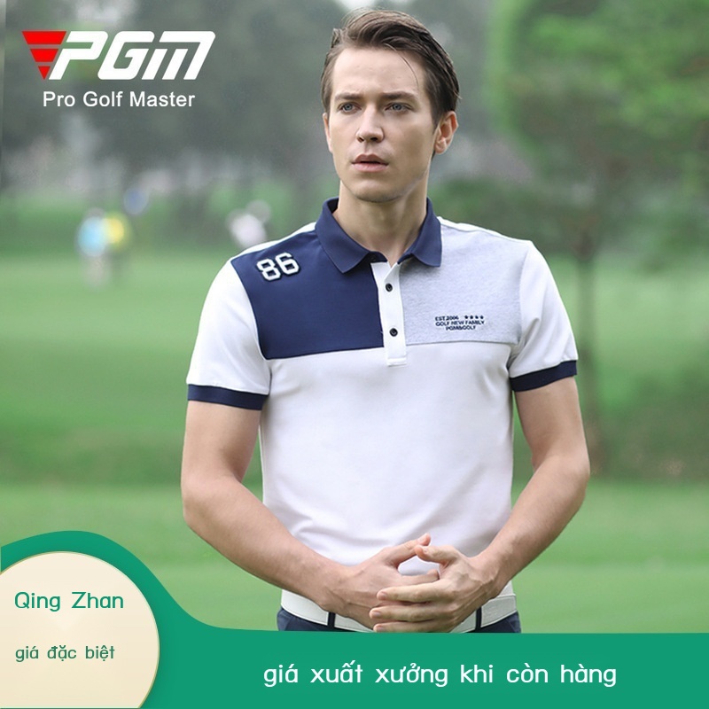 Quần áo golf PGM thun nam tay ngắn chơi cotton thường nhà máy sản xuất cung cấp