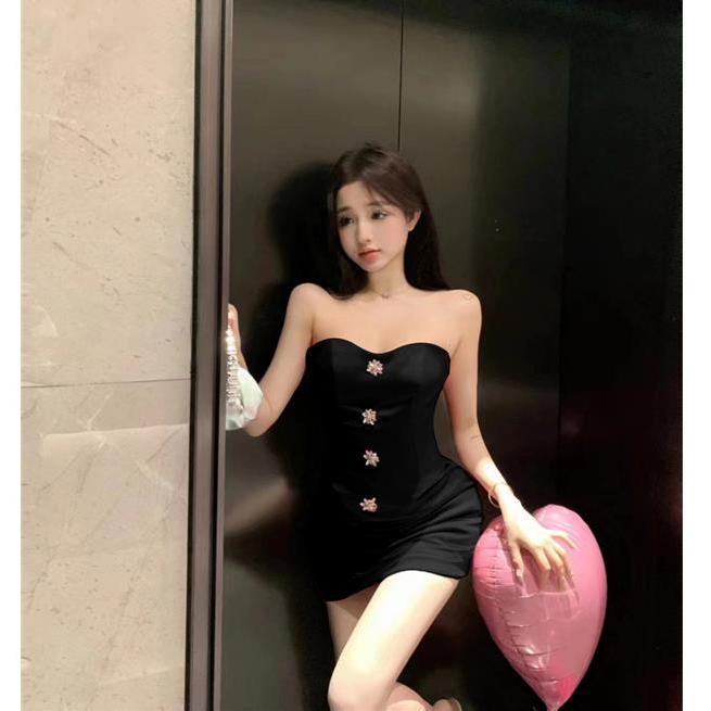 Set Áo Thun Ngắn Tay + Chân Váy Lưng Cao Xinh Xắn Thời Trang
