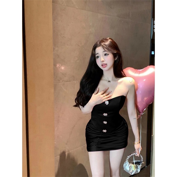 Set Áo Thun Ngắn Tay + Chân Váy Lưng Cao Xinh Xắn Thời Trang