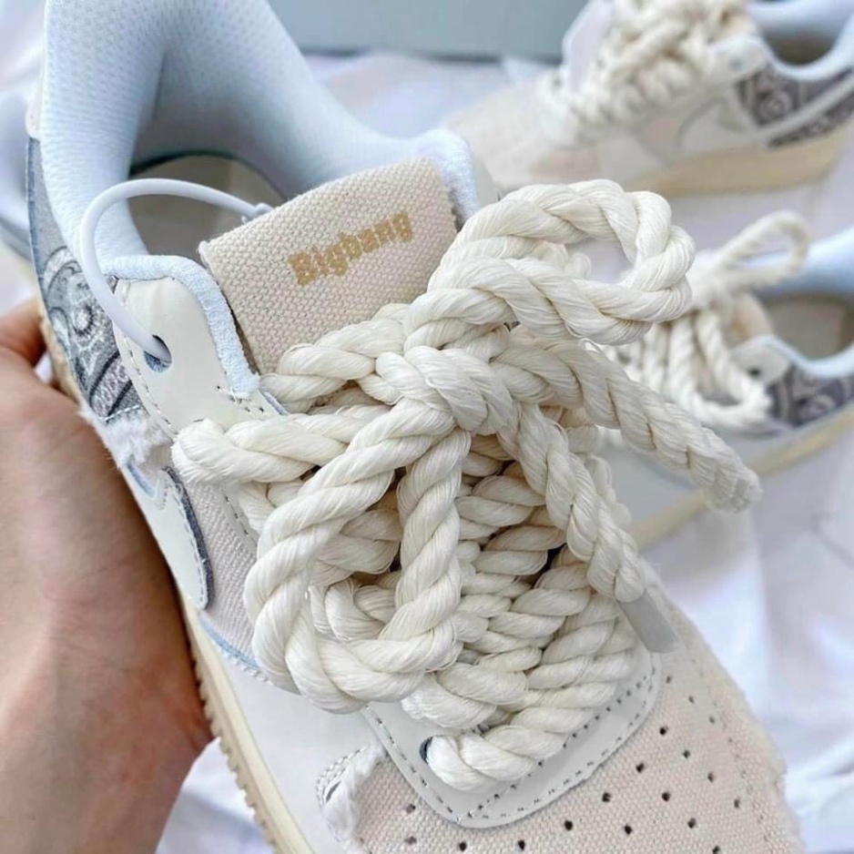 Giày Air Force 1 Thổ Cẩm, Giày AF1 Travis Bigbag Dây Thừng Bản Classic Cao Cấp Cho Nam Nữ, Full Box NEW 2022