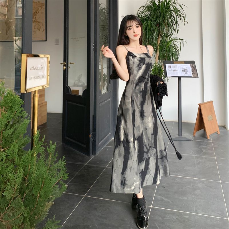 Set Áo Váy Hai Mảnh Dáng Ôm Phong Cách Trung Hoa Cổ Điển