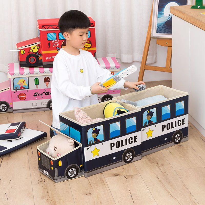 Hộp Đựng Đồ Chơi / Quần Áo Đa Năng Có Thể Gấp Gọn Tiện Dụng Cho Học Sinh