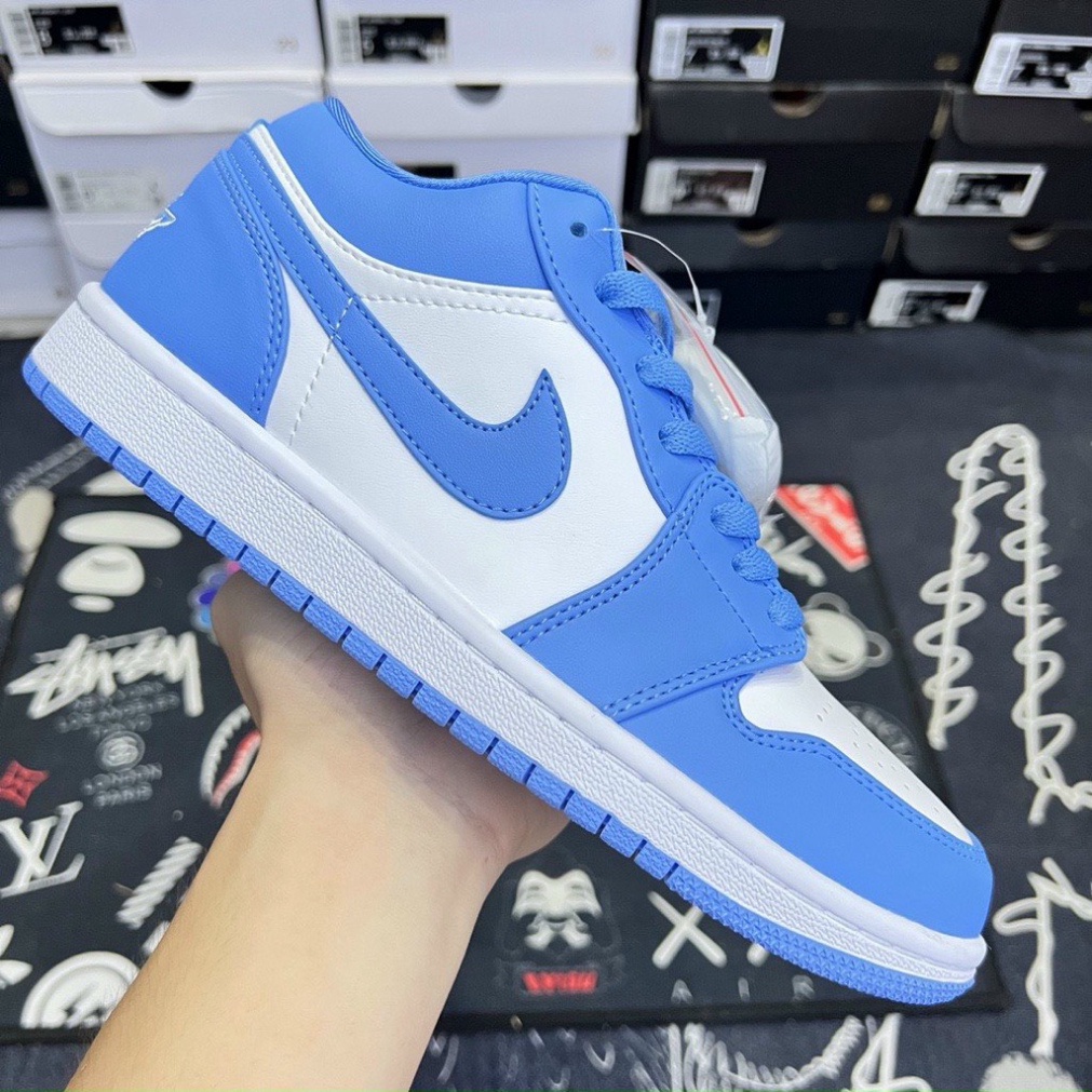 Giày Sneaker JD xanh trời cao cấp, giày jd xanh trời hàng trung rep1.1