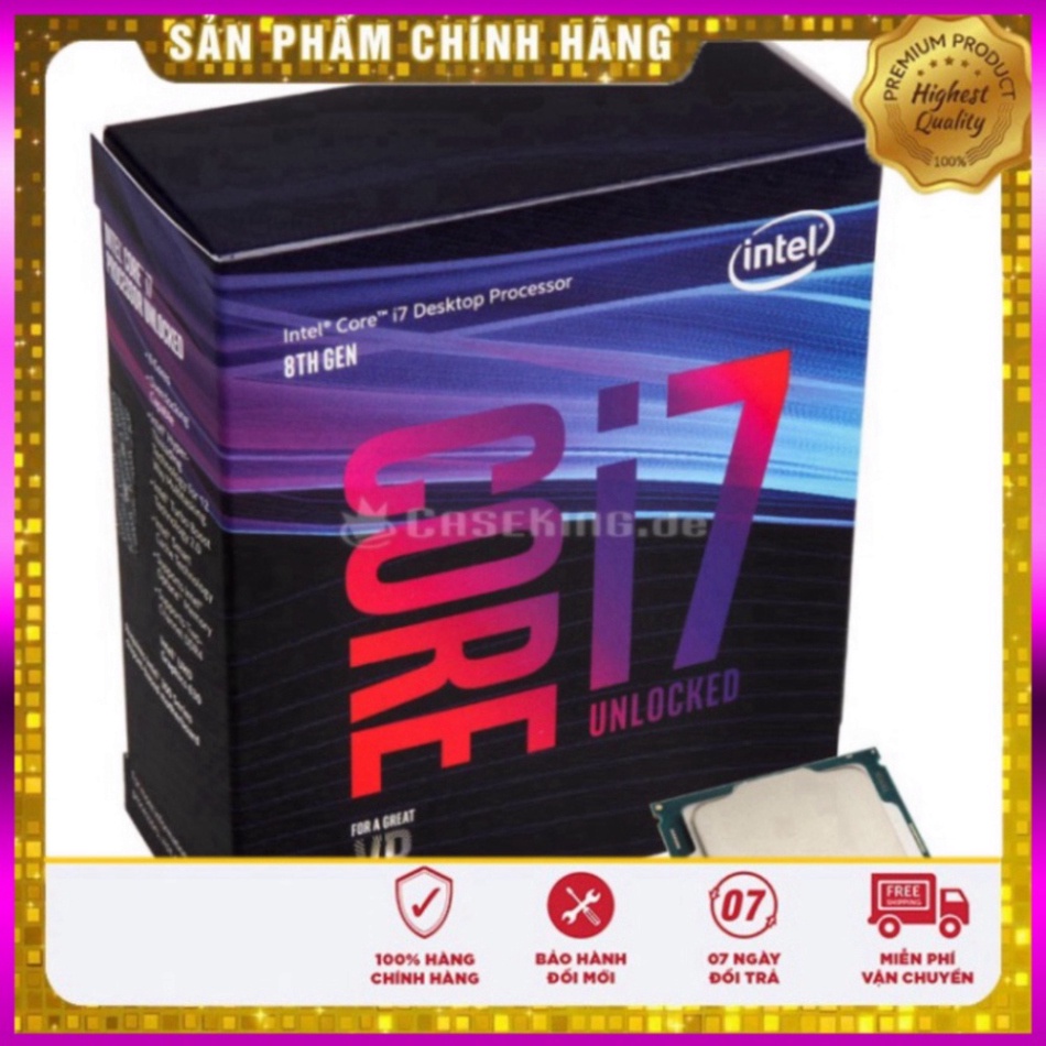 CPU Intel Core I7 8700 tray cũ ( 3.2Ghz turbo 4.6Ghz / 8M cache 3L ) Sale cực sốc . .