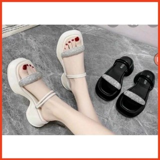 Dép bánh mì nữ đế cao quai xoàn cao cấp cực xinh mới nhất 2023 !