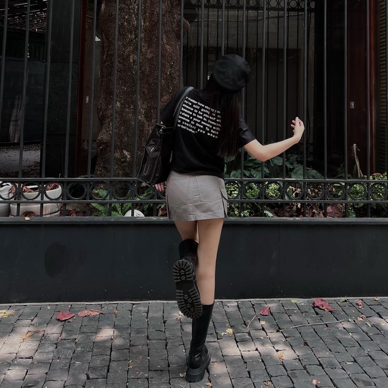 | 𝐀𝐫𝐞 𝐓𝐞𝐞 𝐁𝐚𝐛𝐲 | Áo boxy baby Tee.