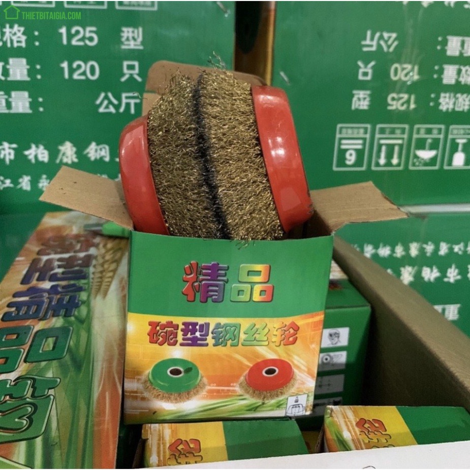 Bát đánh gỉ sắt, chổi đánh gỉ sắt loại 1