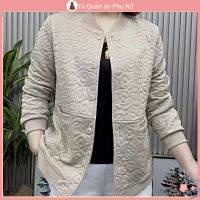 Ch t L Ng cao O Kho C Áo Khoác Hoodie Dáng Rộng Phong Cách Phương Tây Thời Trang Xuân Thu Cho Phụ Nữ Lớn Tuổi Và Mùa Thu Mới