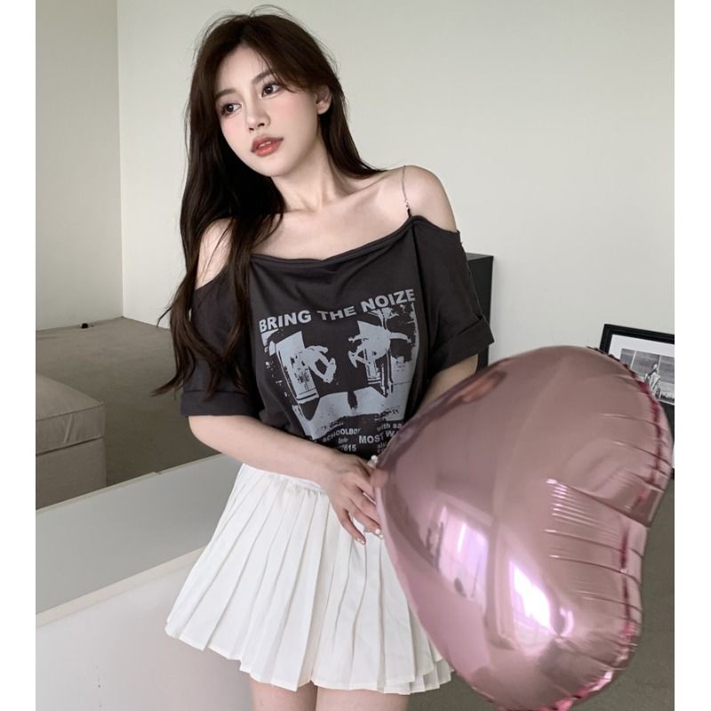 Áo Thun Dáng Rộng Thoải Mái Thời Trang Mùa Hè