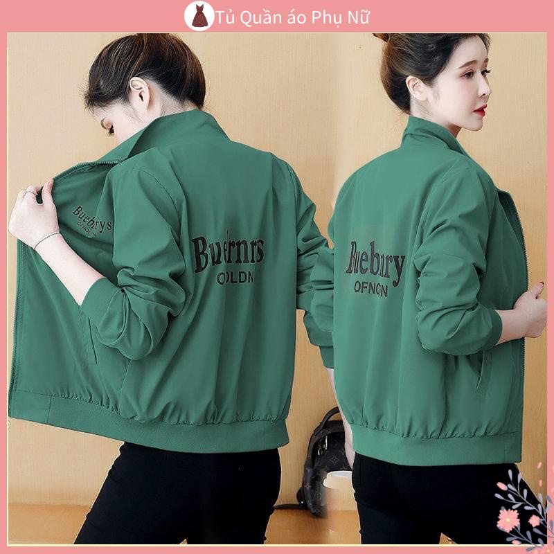 O Kho C Áo Khoác Hoodie Len Nhung Hai Lớp Lót / Ngắn Phong Cách Hàn Quốc Thời Trang Xuân Thu Thường Ngày Dành Cho Nữ