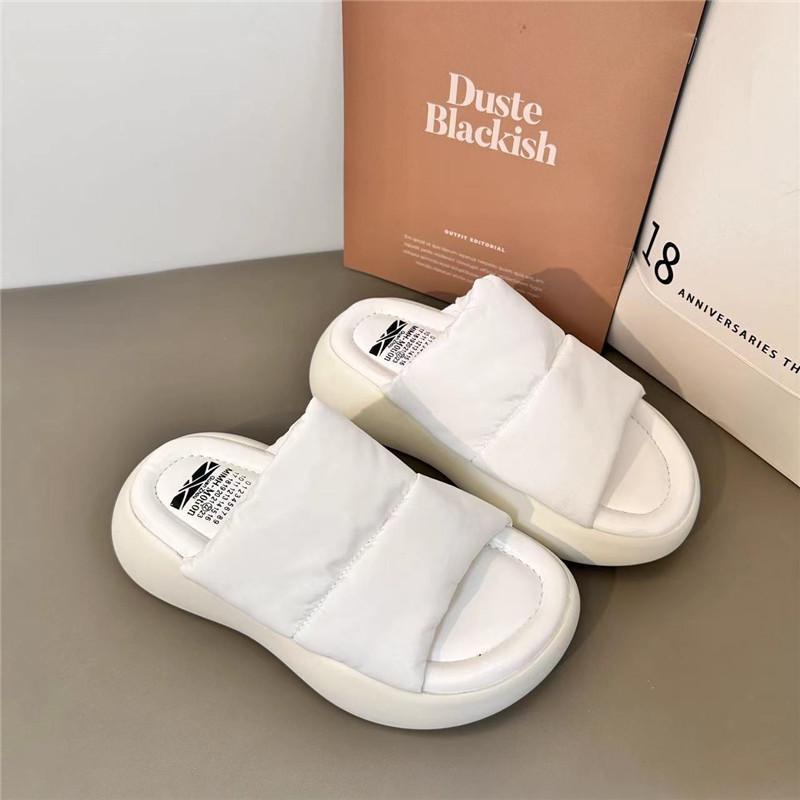 Dép lê đế cao mùa hè thoải mái bánh mì thời trang