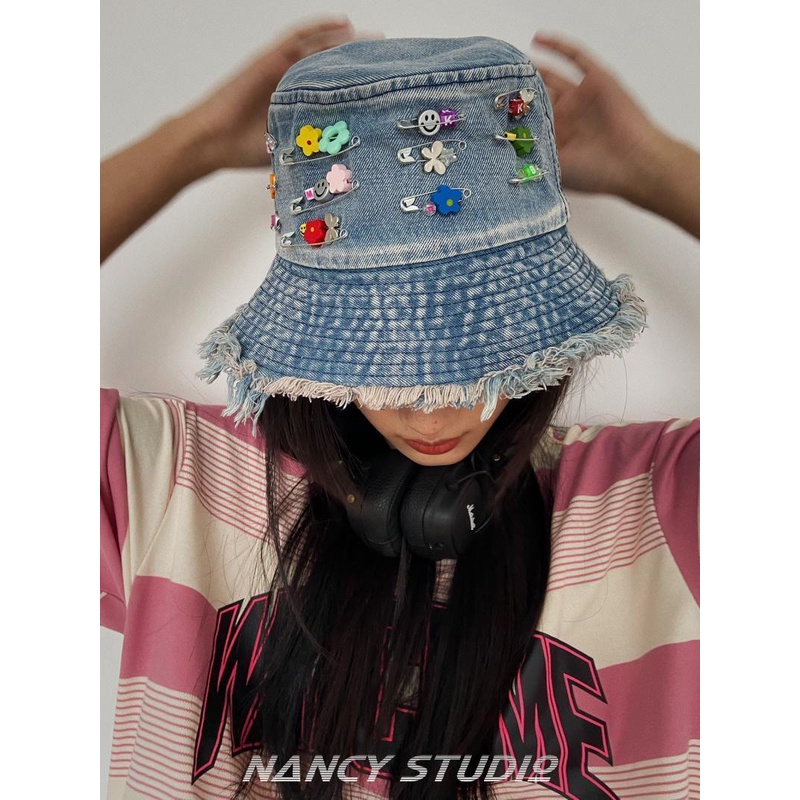 Fun Mũ Cao Bồi Đính Hạt Thủ Công Nhiều Màu Sắc y2k DIY Chống Nắng Mùa Hè Cho Bé Gái Bán Chạy