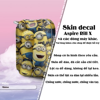 Skin decal dán Riil X mẫu Minion