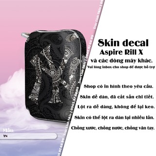 Skin decal dán Riil X mẫu YN (dễ dán, đã cắt sẵn)