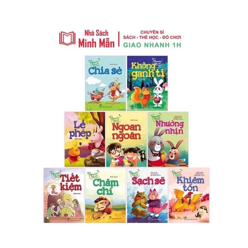 [Mã BMLT35 giảm đến 35K đơn 99K] Sách - Combo 9 Cuốn Gieo Mầm Tính Cách Cho Bé Yêu