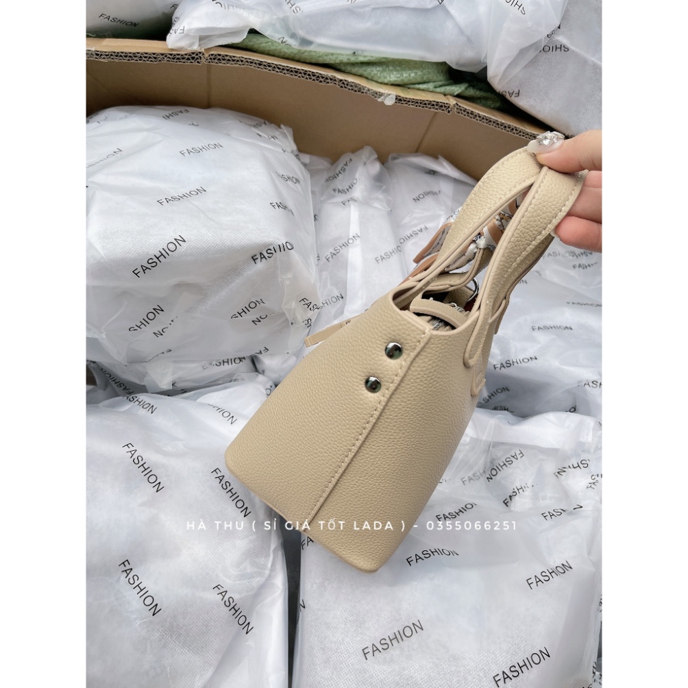 Túi Tote - túi xách tay chữ H da mềm khuyến mãi khăn quấn quai - Hà Túi