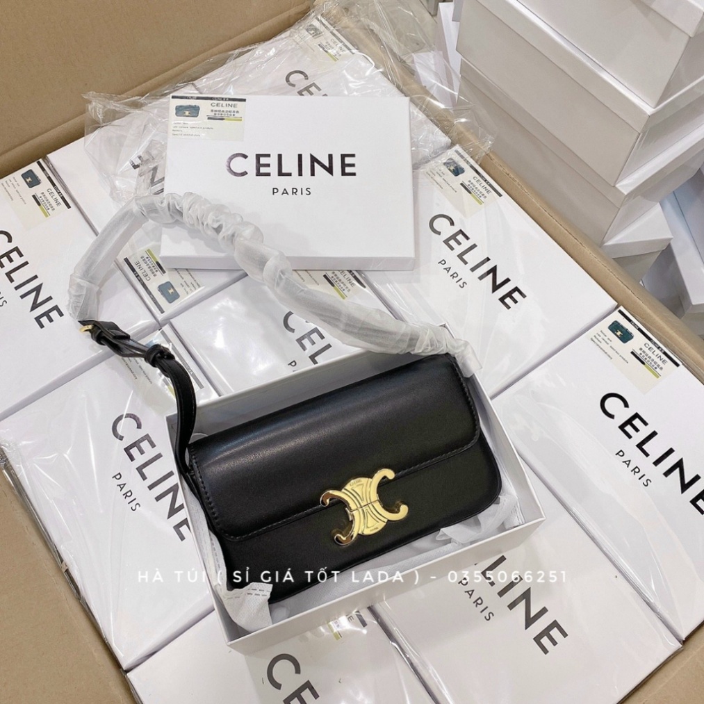 Túi kẹp nách - đeo vai Ce lin dáng ngang Loại 1 nét căng