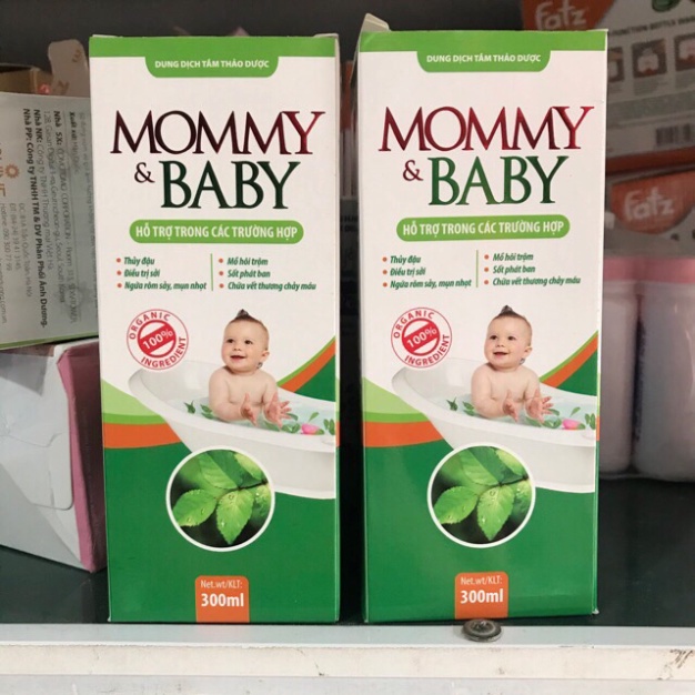 Sữa tắm gội thảo dược mommy & baby 300ml
