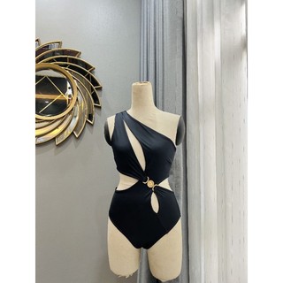 Bikini liền móc đen