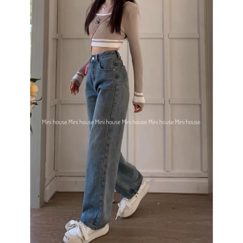 đc Hot  Quần jeans ống rộng màu màu vintage DC c | BigBuy360 - bigbuy360.vn