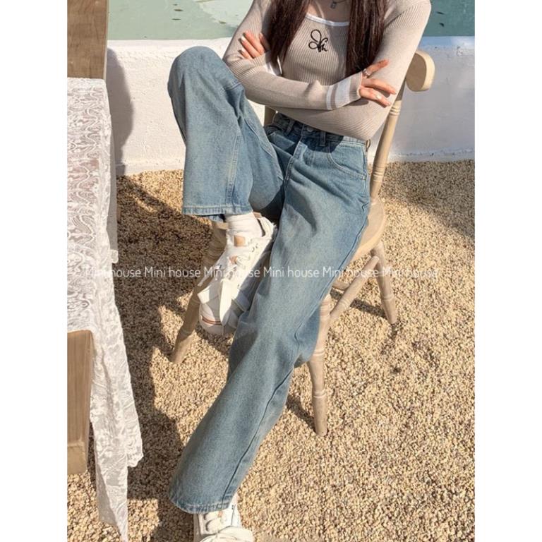 đc Hot  Quần jeans ống rộng màu màu vintage DC c | BigBuy360 - bigbuy360.vn