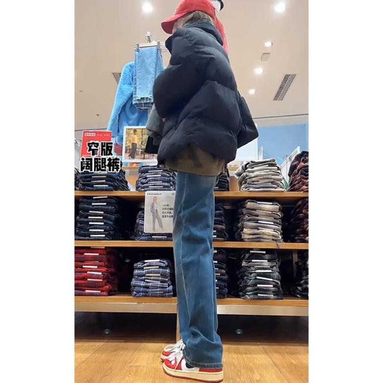 đc Hot Quần ống đứng màu xanh đậm mài giữa DC c | BigBuy360 - bigbuy360.vn