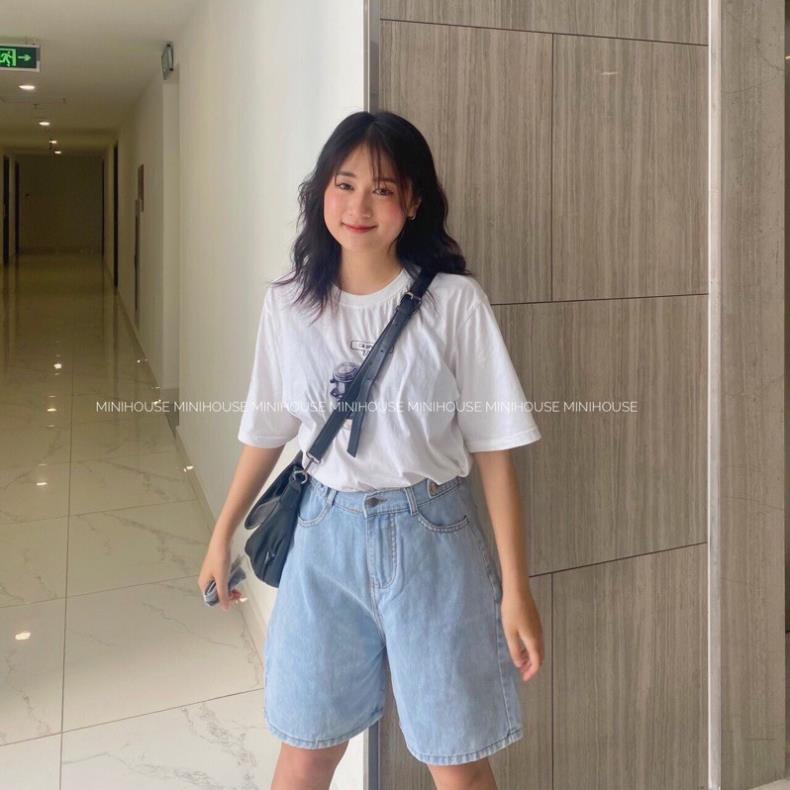 đc Hot Quần short cạp cao ống rộng chỉnh eo DC c | BigBuy360 - bigbuy360.vn