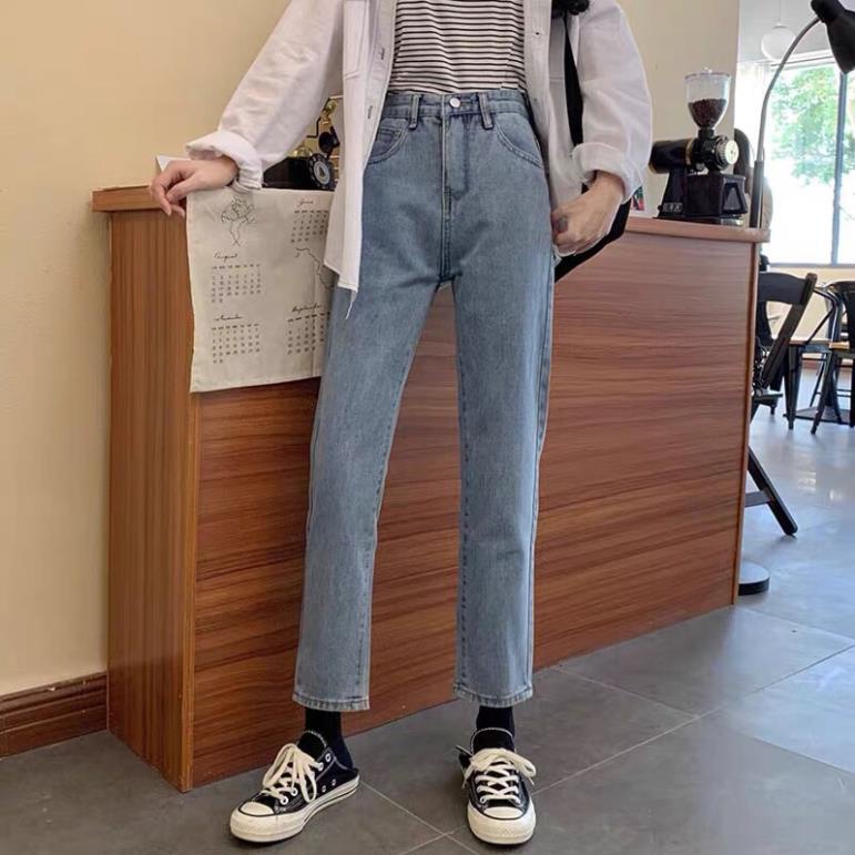 đc Hot Quần jean baggy nữ lưng cao DC c | BigBuy360 - bigbuy360.vn