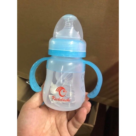 Bình sữa silicon kichi dung tích 150ml tặng kèm 1 núm thìa