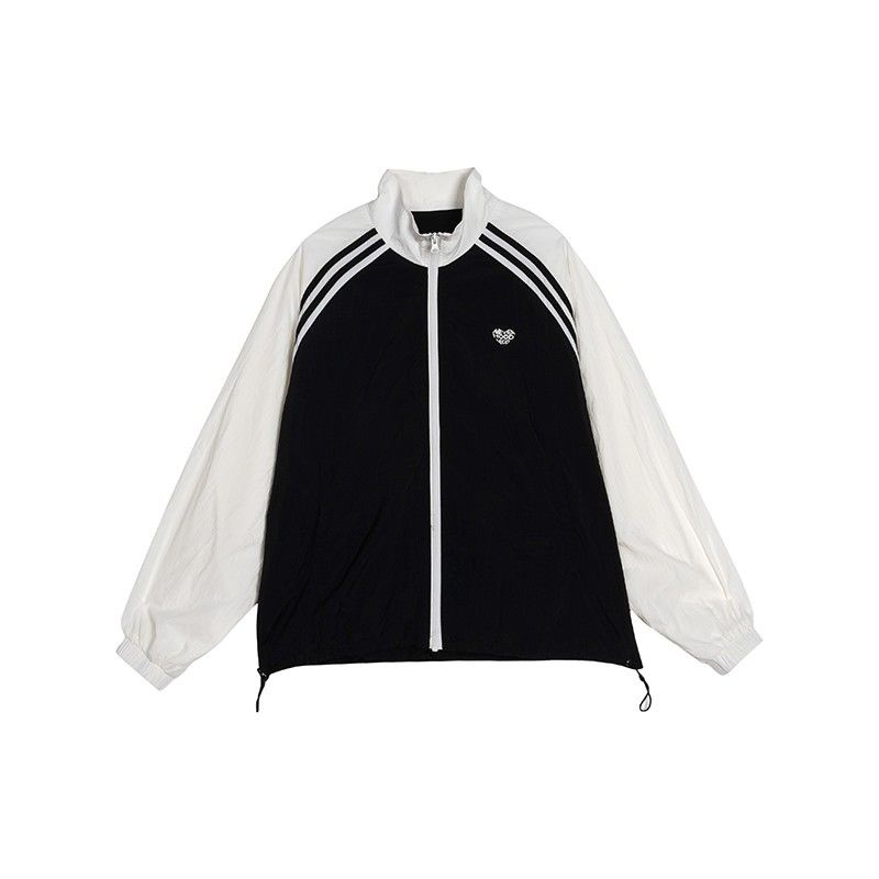 Áo Khoác Bóng Chày Mỏng Dáng Rộng Phong Cách Hàn Quốc Thời Trang Mùa Thu Cho Nữ