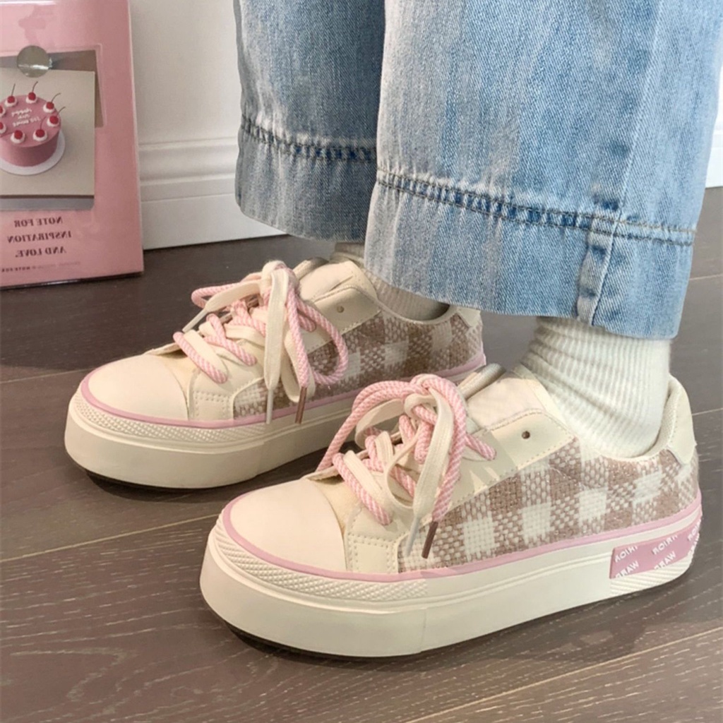 Giày Thể Thao Vải Canvas Đế Dày Thời Trang Mùa Hè Dễ Phối Đồ