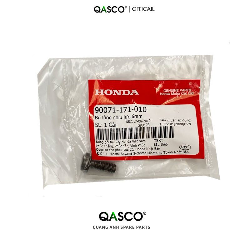 (90071171010)Bu lông chịu lực HONDA sử dùng chung nhiều xe (503)