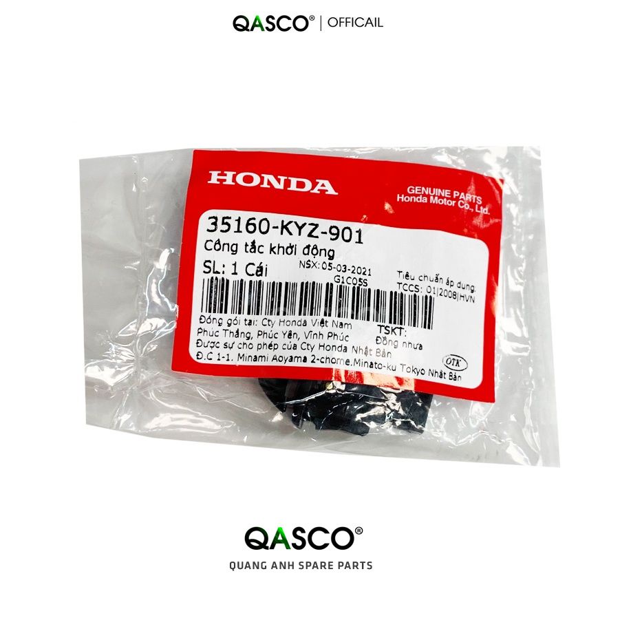 Công tắc khởi động HONDA AB 125 / Future / Lead /Sh Mode / Pcx / Vision _(35160KYZ901)_H636