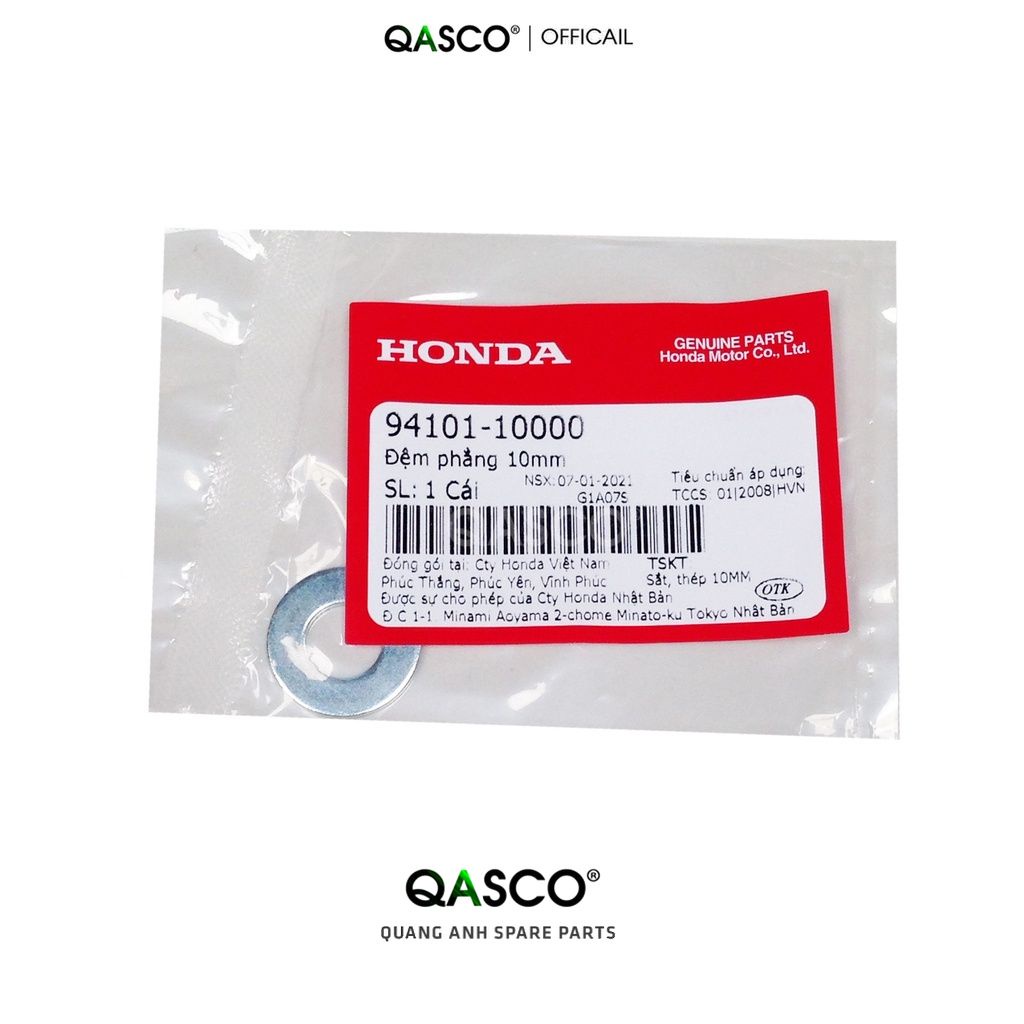 (9410110000)Đệm phẳng HONDA nhiều dòng xe 10mm (302)