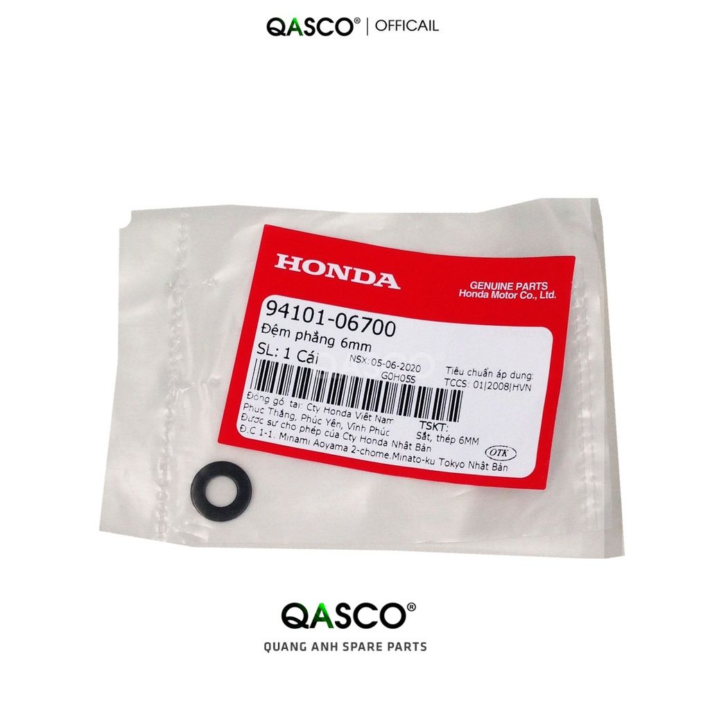 (9410106700)Đệm phẳng HONDA nhiều dòng xe 6mm (922)